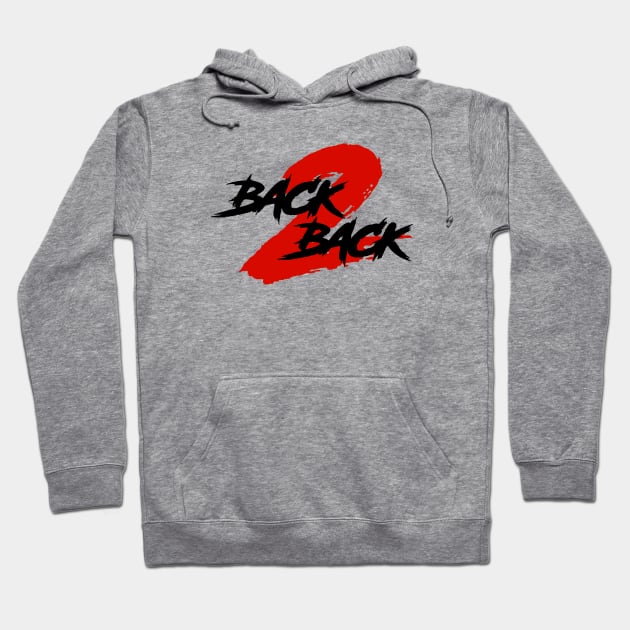 BACK2BACK2bsf Hoodie by undergroundART